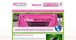 Desktop Screenshot of pinkrecycling.ie